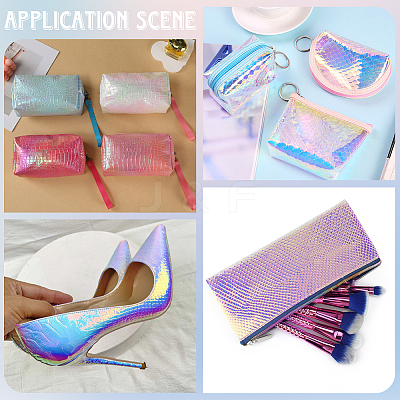 1Pc Laser PU Leather Fabric DIY-CL00001-85B-1