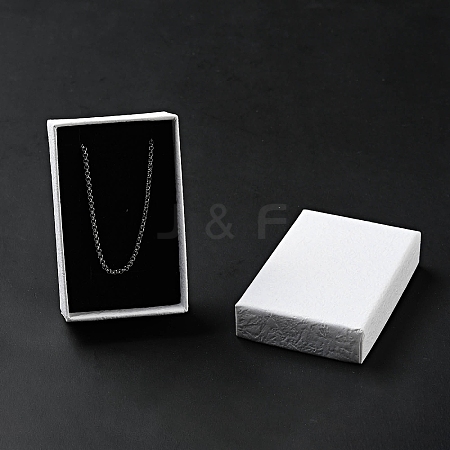 Texture Paper Necklace Gift Boxes LS-OBOX-G016-C04-A-1