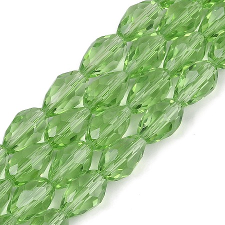 Transparent Glass Beads Strands EGLA-N013-T8mm-D13-1