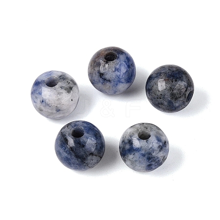 Natural Blue Spot Jasper Beads G-Q602-08C-17-1
