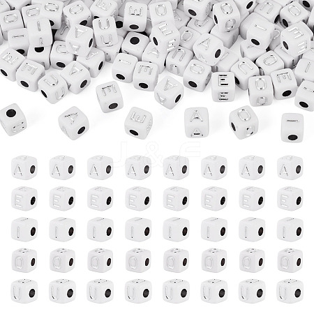 150Pcs 5 Styles Opaque Acrylic Beads SACR-TA0001-73-1