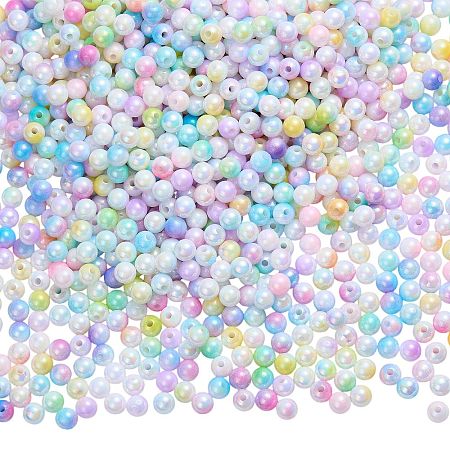 115G Opaque Acrylic Beads OACR-SZ0001-65B-1