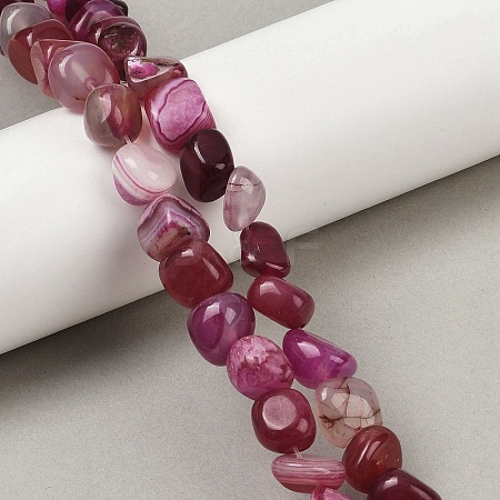 Natural Agate Beads Strands G-L630-F01-01B-1