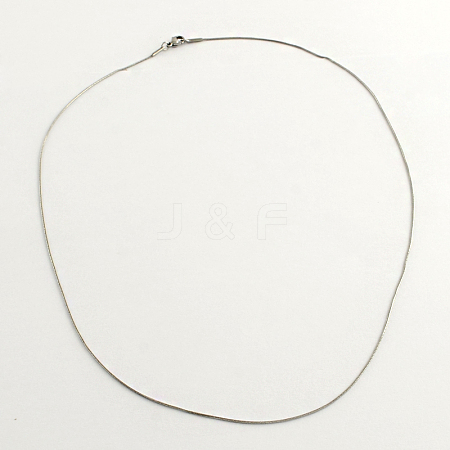 Tarnish Resistant 304 Stainless Steel Chain Necklaces NJEW-R223-11-1