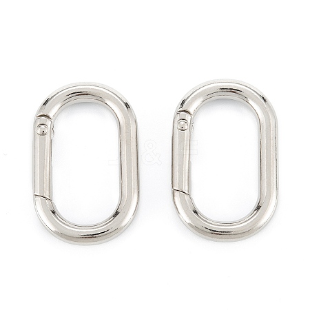 Zinc Alloy Spring Gate Rings X-PALLOY-L233-07B-P-1
