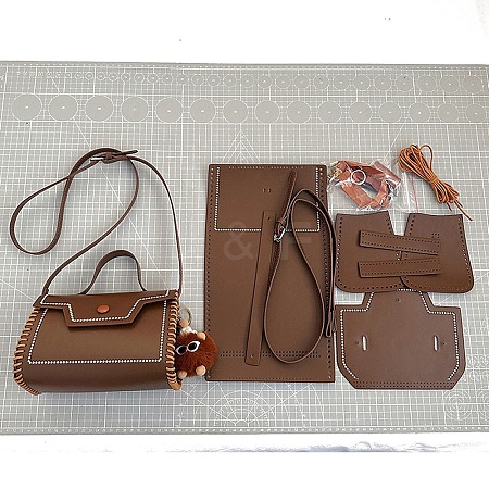 DIY Rectangle Crossbody Bags Kits PW-WG05525-05-1