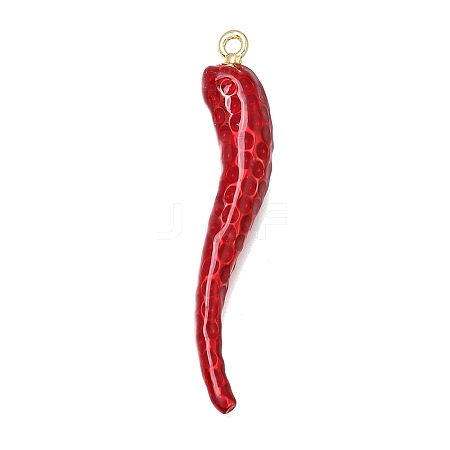 Brass Enamel Pendants KK-K427-20G-1