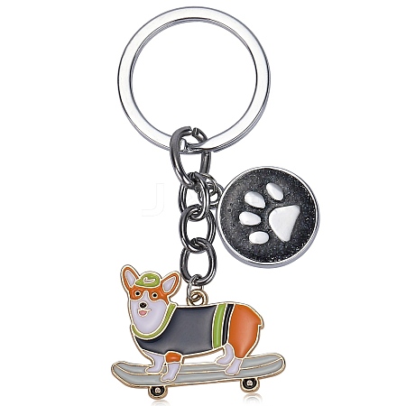 Alloy Enamel Keychains KEYC-SW00007-02-1