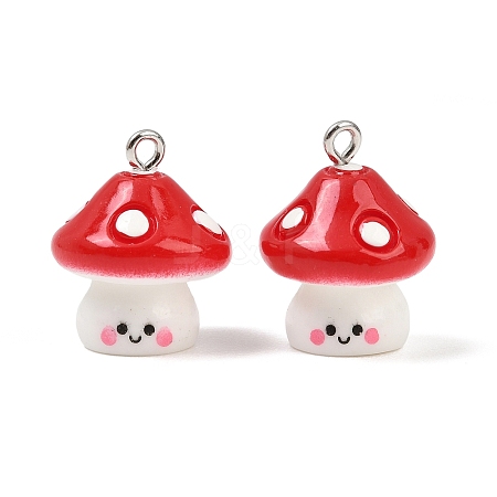 Opaque Resin Pendants RE-CBA0127-05-1