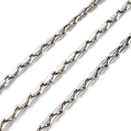 304 Stainless Steel Boston Link Chains CHS-A016-22P-A-1