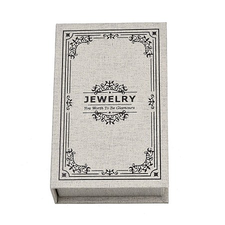 Floral Printed Paper Jewelry Display Magnetic Cases CON-K015-03B-03-1