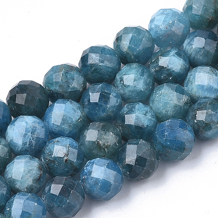 Natural Apatite Beads Strands X-G-S345-8mm-008-1