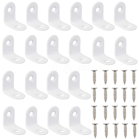 20 Sets 304 Stainless Steel Floating Shelf Brackets DIY-CP0012-49A-1