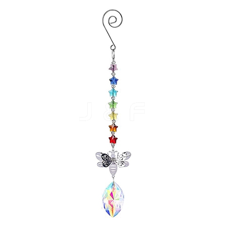 Crystal Glass Sun Catcher Pendant PW-WG24D91-03-1