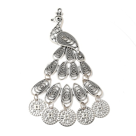 Tibetan Style Alloy Pendants FIND-M052-08AS-NR-1