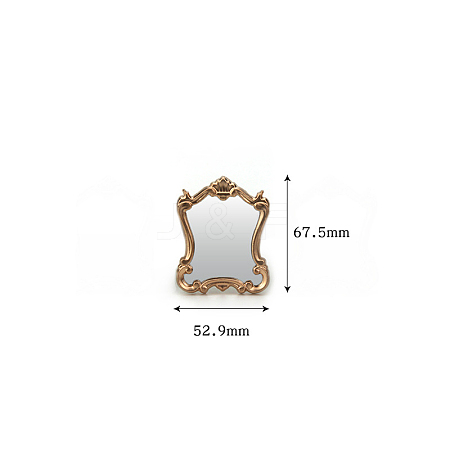 Miniature Retro Resin Mirrors MIMO-PW0001-012C-1