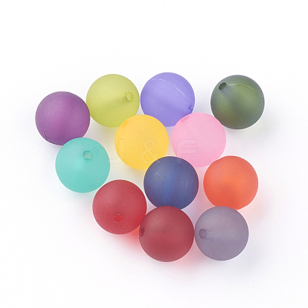 Transparent Acrylic Beads FACR-S036-8mm-M-1