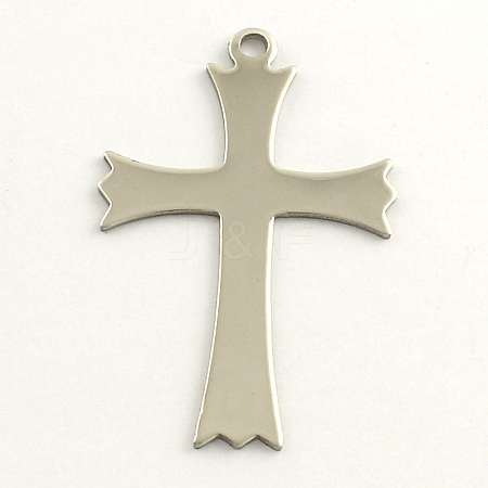 Tarnish Resistant 201 Stainless Steel Big Pendants LS-STAS-S031-08-1
