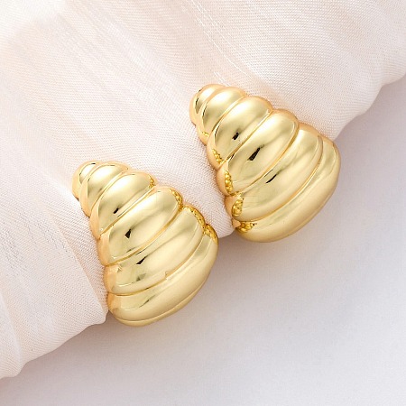 Brass Cuff Earrings EJEW-H158-22G-1