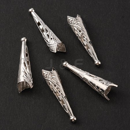Alloy Cord End FIND-WH0046-90C-1