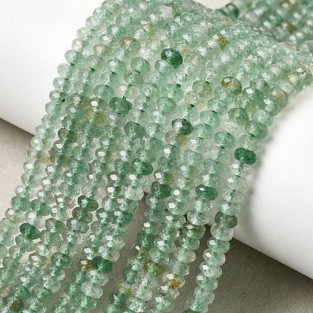 Natural Green Strawberry Quartz Beads Strands G-G343-A07-2x4mm-1