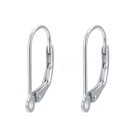 925 Sterling Silver Leverback Earrings Findings STER-M017-01S-1