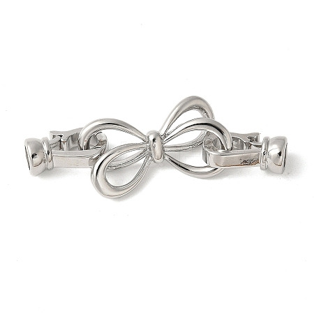 Brass Fold Over Clasps KK-M320-22P-1