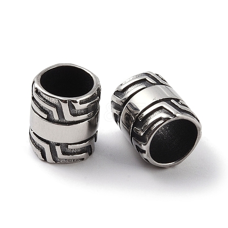 316 Surgical Stainless Steel Beads Hand Polished STAS-P362-16AS-1