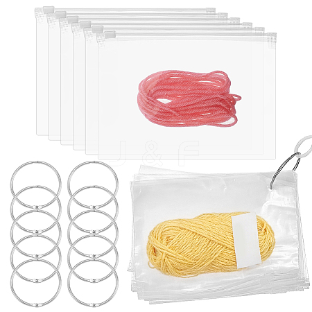 200Pcs EVA Plastic Packing Resealable Bags ABAG-PH0001-80-1