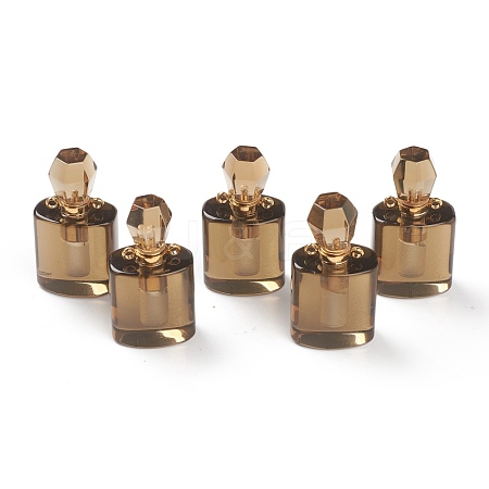Natural Smoky Quartz Pendants G-H252-E03-1