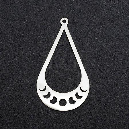 Non-Tarnish 201 Stainless Steel Pendants STAS-S105-LA259-1