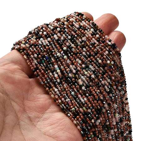 Natural & Synthetic Mixed Gemstone Beads Strands LS-G-RM2025-A16-2mm-A-1