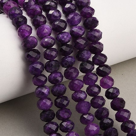Faceted Dyed Natural White Jade Beads Strands GG-CBAE966-01A-L-1