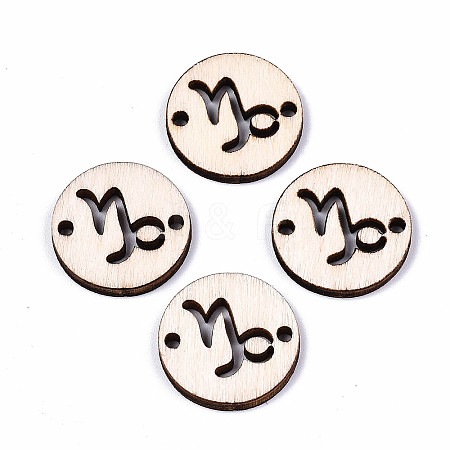 Unfinished Natural Poplar Wood Links Connectors WOOD-S045-139A-09-1