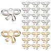 80Pcs 2 Colors CCB Plastic Pendants CCB-ME0001-01-1