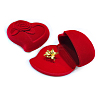 2Pcs Velvet Organizer Ring Boxes CON-LP0001-82-3