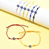 8Pcs Nylon Thread Bracelets BJEW-FS00019-6