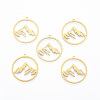 304 Stainless Steel Pendants STAS-N090-LA911-2-2