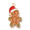 Christmas Theme Alloy Enamel Pendants ENAM-Q509-02KCG-12-1