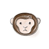 Monkey Alloy Enamel Pin Brooch for Clothes Backpack JEWB-A026-01A-1