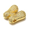 Brass with Cubic Zirconia Pendants KK-Q818-02M-G-2