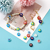 Handmade Millefiori Glass Beads LK-CD0001-002-8