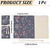 Flower Printed Polyester Cloth Knitting Tools Storage Roll Bags AJEW-WH20054-349B-2