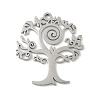 304 Stainless Steel Pendants STAS-V016-09P-1