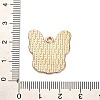 Animal Puppy Alloy Enamel Pendants X-FIND-V001-03G-03-3
