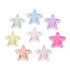 UV Plating Transparent Acrylic Beads OACR-Q204-07-1