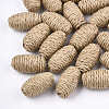 Handmade Woven Beads WOVE-T006-142A-1