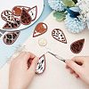 Olycraft DIY Teardrop Earring Making Kit DIY-OC0009-80-3