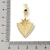 Brass Micro Pave Cubic Zirconia Pendants KK-U047-06G-3