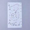 Plastic Drawing Painting Stencils Templates DIY-WH0143-18L-2